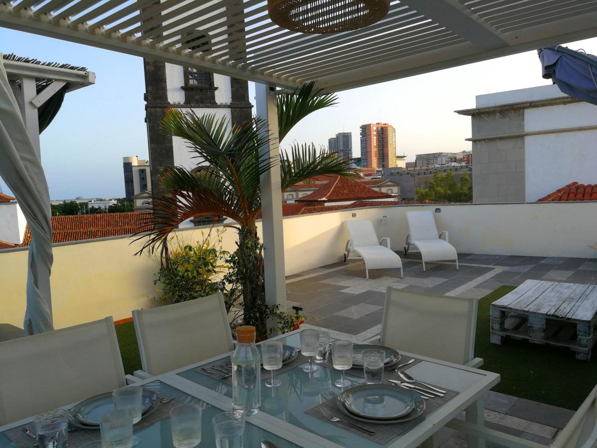 圣克鲁斯-德特内里费Terraza Del Atlantico, Un Oasis En La Ciudad公寓 外观 照片